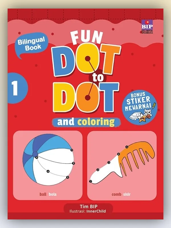 Sampul My Dot to Dot and Coloring 1