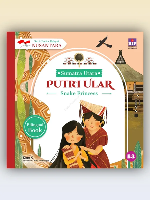 Sampul Seri Cerita Rakyat Nusantara Sumatra Utara: Putri Ular