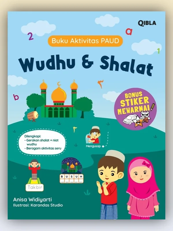 Sampul Buku Aktivitas PAUD: Wudhu & Shalat