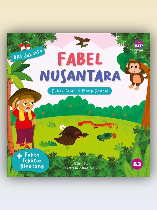 Sampul Fabel Nusantara DKI Jakarta: Bukan Salah Si Elang Bondol