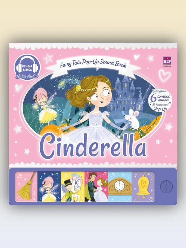Sampul Fairy Tale Pop-Up Sound Book: Cinderella