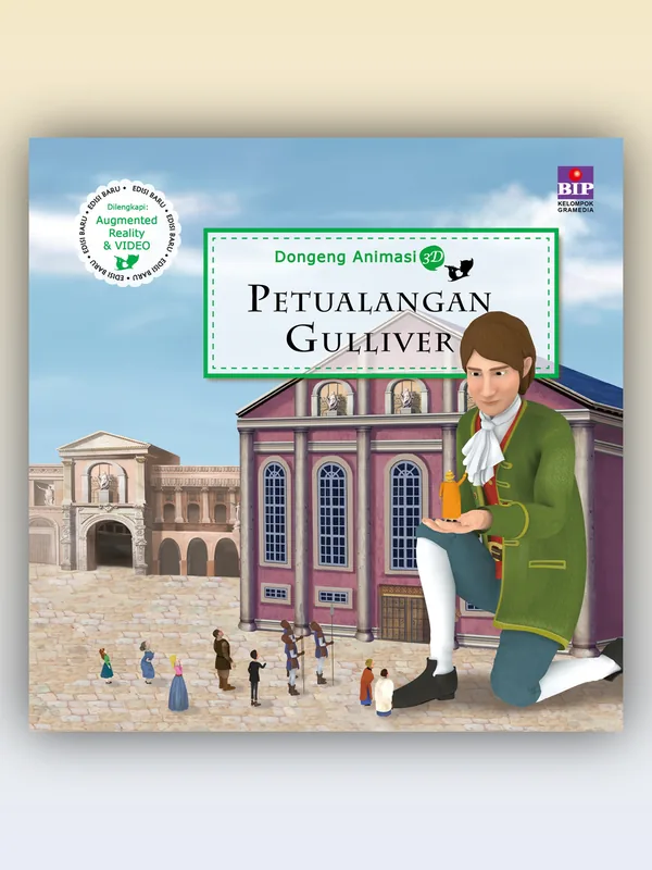 Sampul Seri Dongeng Animasi 3D : Petualangan Gulliver