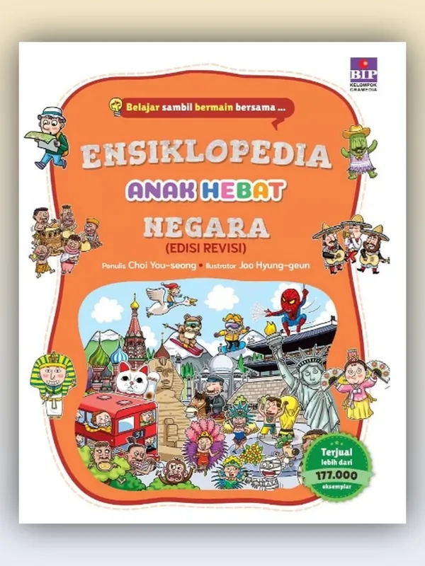 Sampul Ensiklopedia Anak Hebat: Negara (Edisi Revisi)
