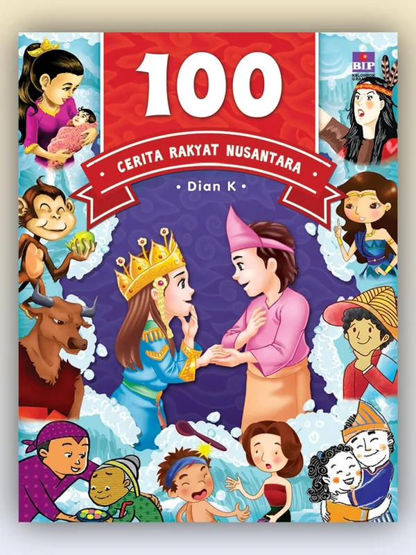 Sampul 100 Cerita Rakyat Nusantara