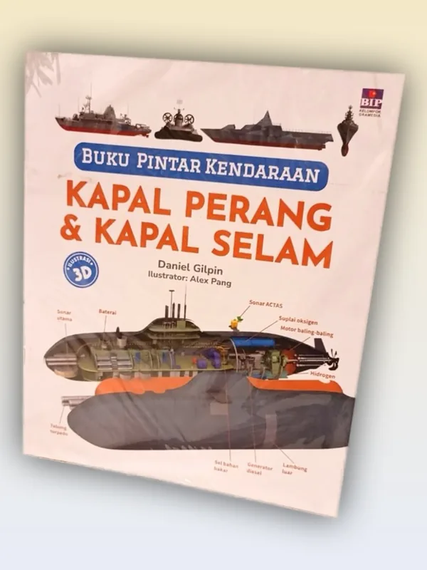 Sampul Buku Pintar Kendaraan: Kapal Perang & Kapal Selam