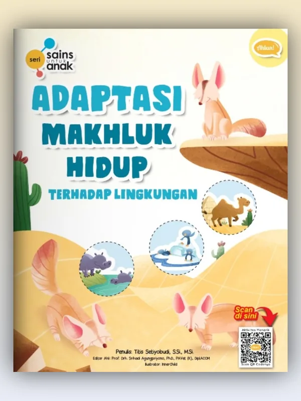 Sampul Seri Sains Anak: Adaptasi Makhluk Hidup