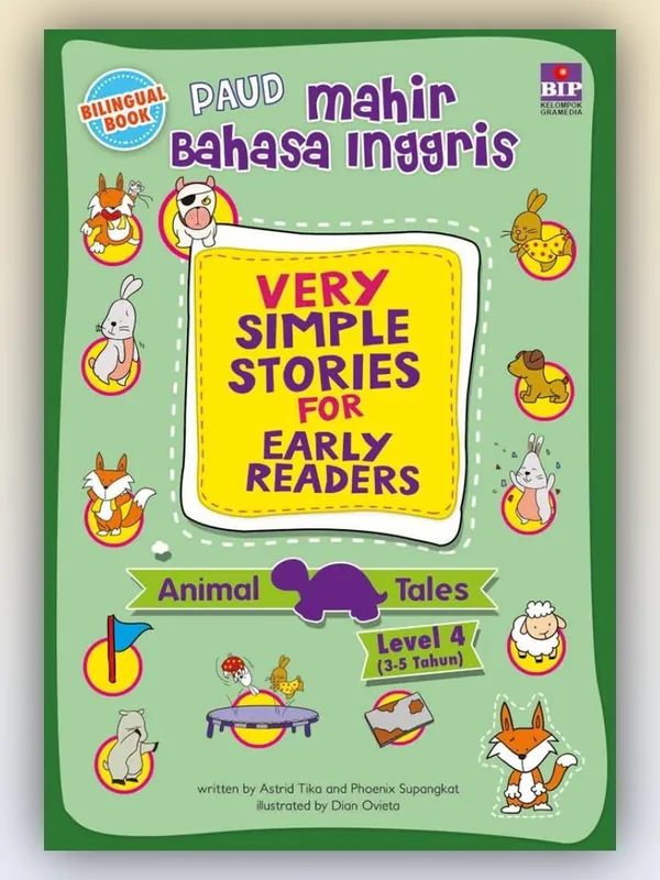 Sampul PAUD Mahir Bahasa Inggris: Very Simple Stories for Early Readers 4