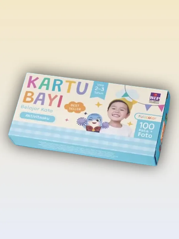 Sampul Kartu Bayi Belajar Kata: Aktivitasku
