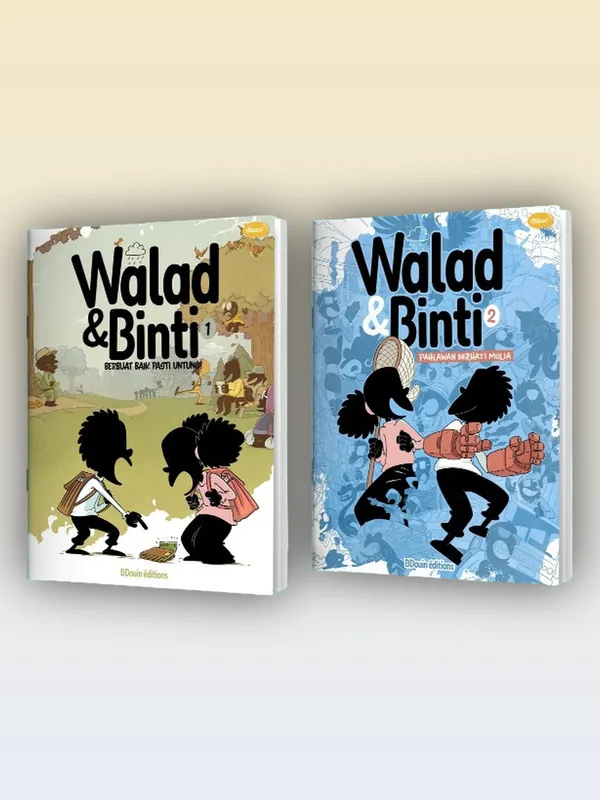 Sampul Komik Walad & Binti (Set)