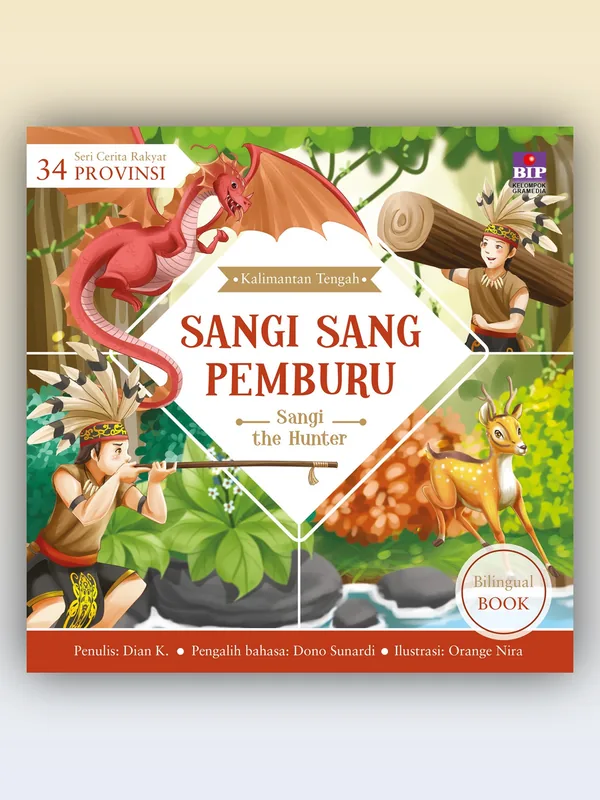 Sampul Seri Cerita Rakyat 34 Provinsi: Sangi Sang Pemburu