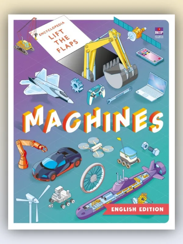 Sampul Encyclopedia Lift the Flaps Machine (English Edition)