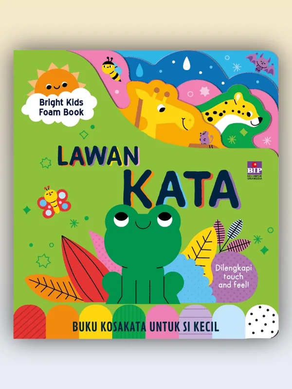 Sampul Bright Kids Foam Book Lawan Kata
