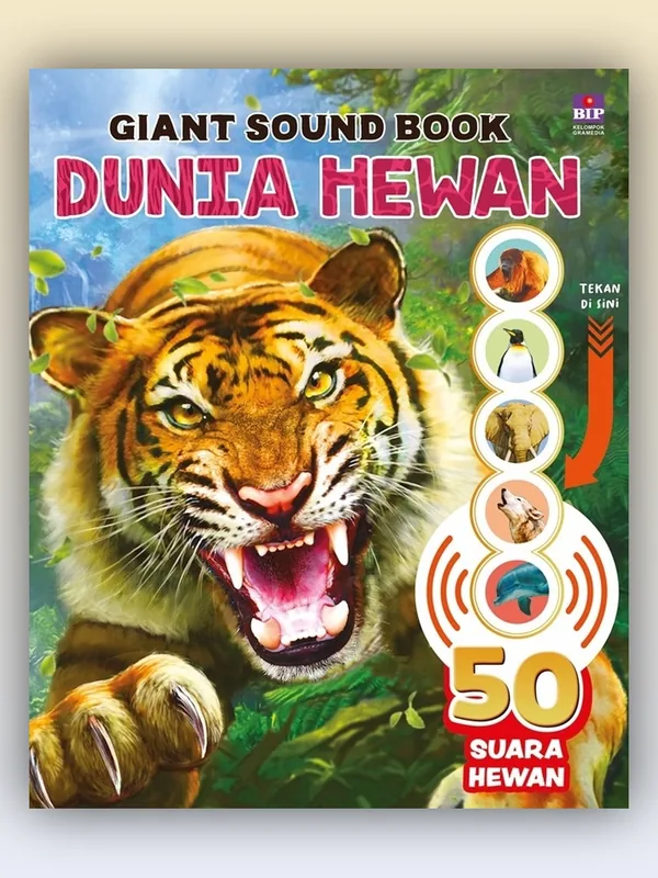Sampul Giant Sound Book: Dunia Hewan