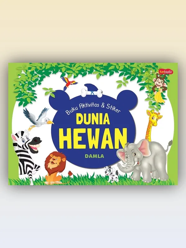 Sampul Buku Aktivitas & Stiker - Dunia Hewan
