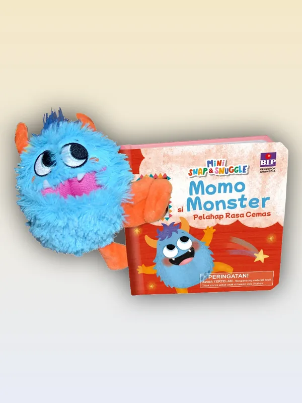 Sampul Mini Snap & Snuggle: Momo Si Monster Pelahap Rasa Cemas