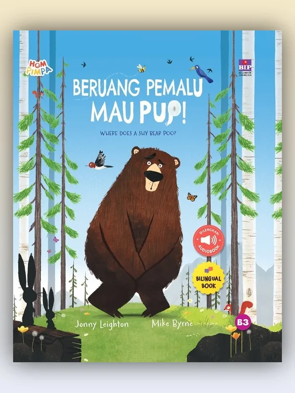 Sampul Beruang Pemalu Mau Pup