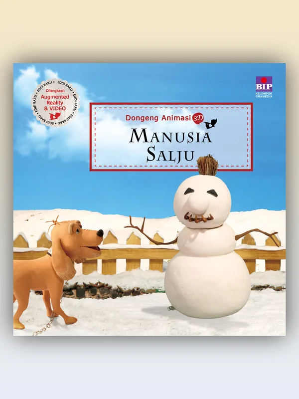 Sampul Dongeng Animasi 3D: Manusia Salju