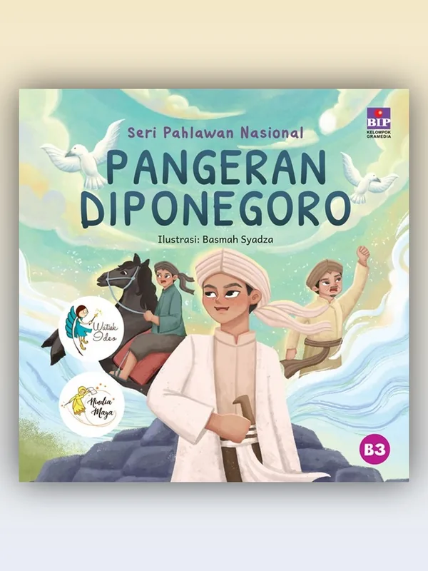 Sampul Seri Pahlawan Nasional: Pangeran Diponegoro