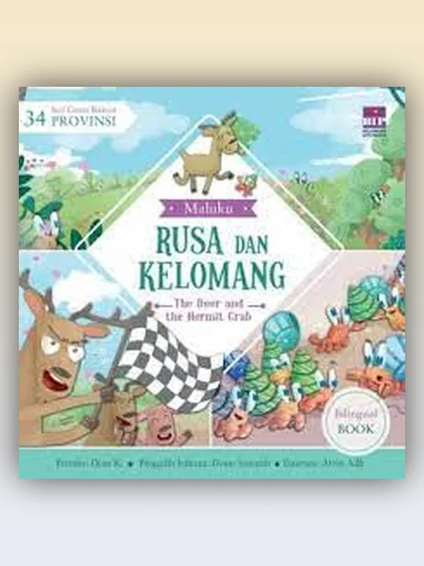 Sampul Seri Cerita Rakyat 34 Provinsi: Rusa dan Kelomang