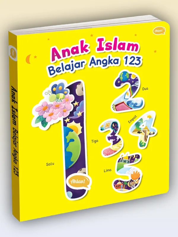 Sampul Anak Islam Belajar Angka 123