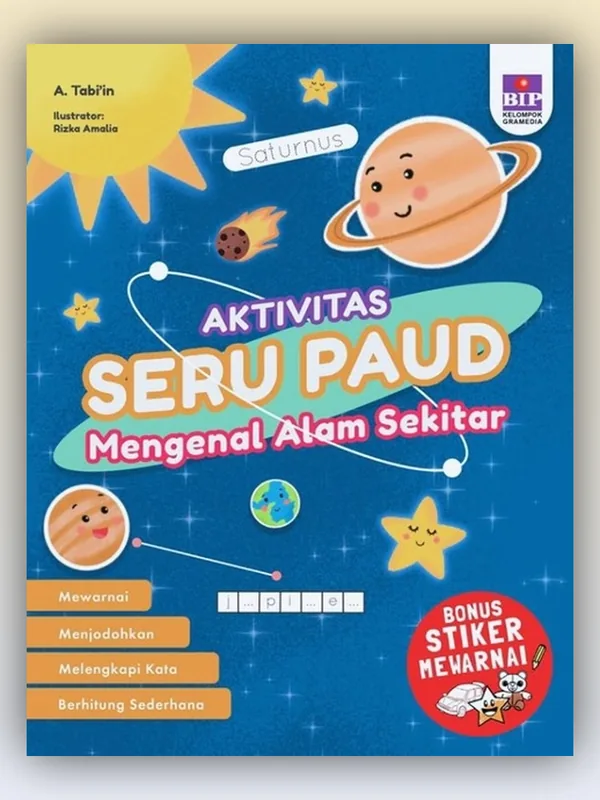 Sampul Aktivitas Seru PAUD : Mengenal Alam Sekitar