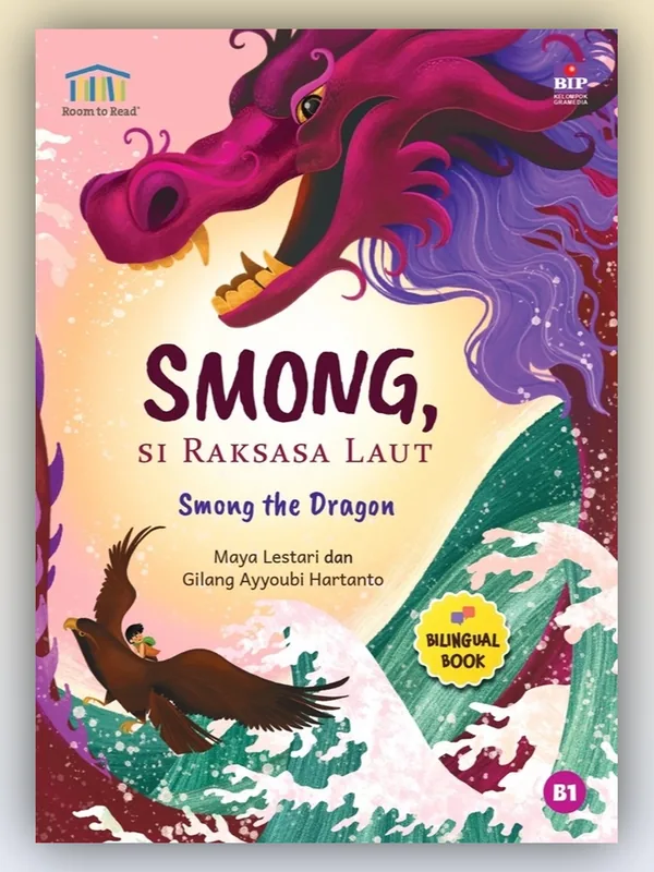 Sampul Smong, Si Raksasa Laut (Smong the Dragon) Room to Read