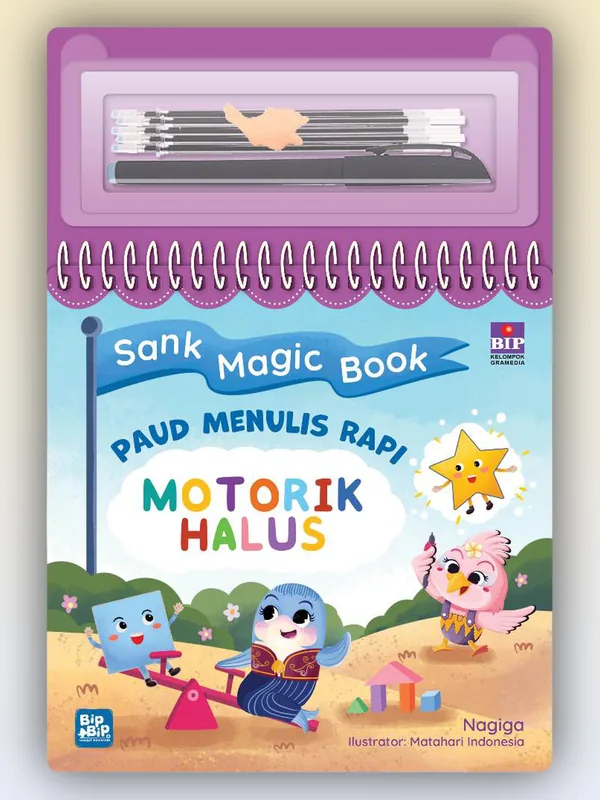 Sampul Sank Magic Book: PAUD Menulis Rapi Motorik Halus