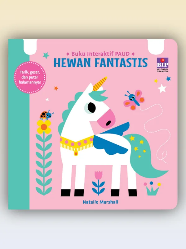 Sampul Buku Interaktif PAUD: Hewan Fantastis