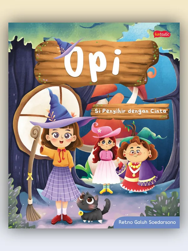 Sampul Opi, Si Penyihir dengan Cinta