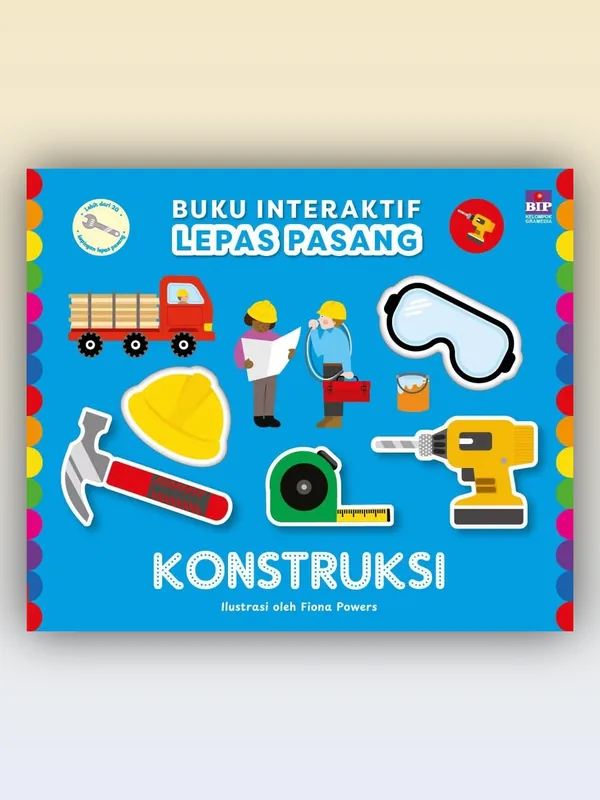 Sampul Buku Interaktif Lepas Pasang: Konstruksi