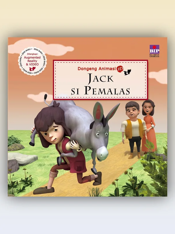 Sampul Seri Dongeng Animasi 3D : Jack Si Pemalas