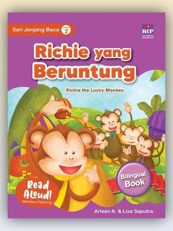 Sampul Buku Seri Jenjang Baca: Richie yang Beruntung