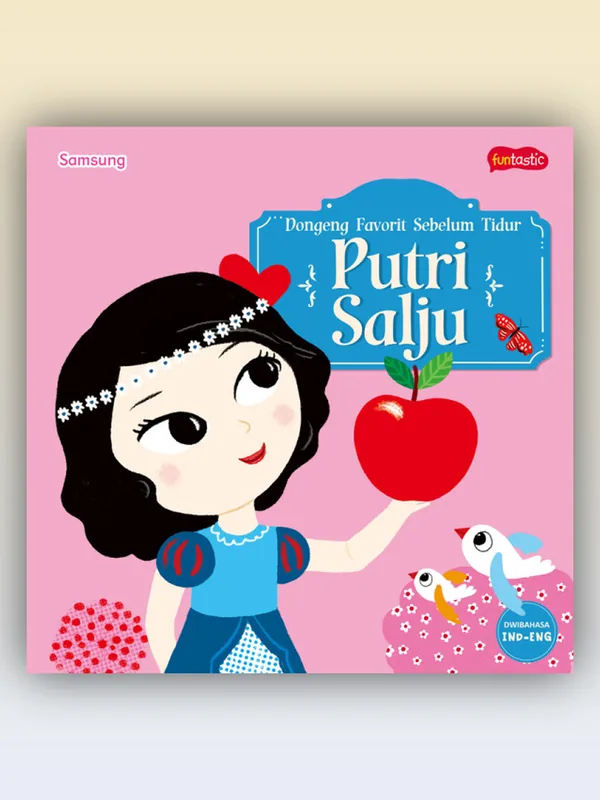 Sampul Seri Dongeng Favorit Sebelum Tidur: Putri Salju
