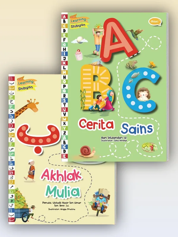 Sampul Seri Learning Shibyan: Akhlak Mulia & Cerita Sains