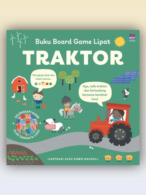 Sampul Buku Board Game Lipat: Traktor