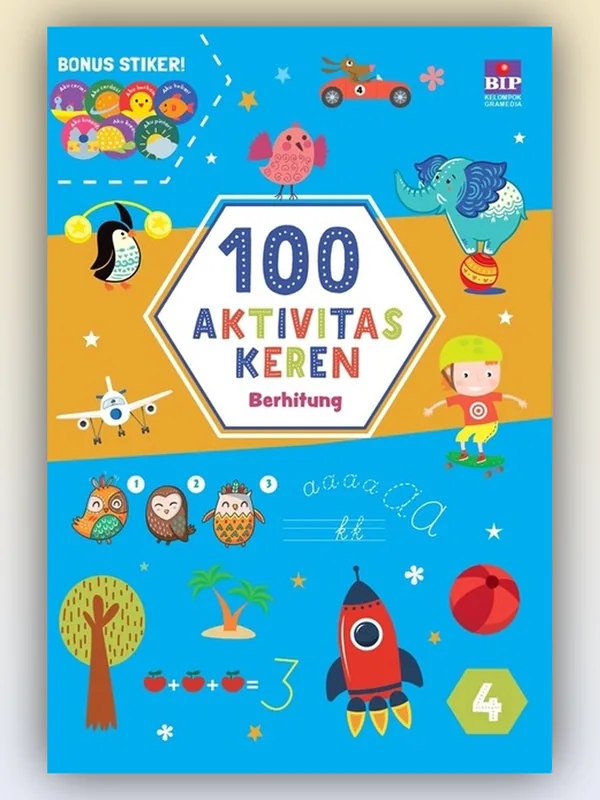 Sampul 100 Aktivitas Keren: Berhitung
