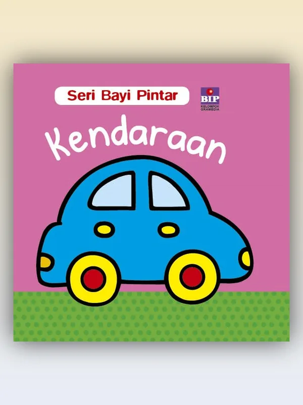 Sampul Seri Bayi Pintar: Kendaraan (Usia 1-2 Tahun)