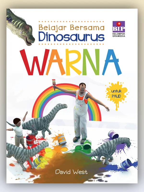 Sampul Belajar Bersama Dinosaurus: Warna