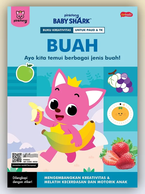 Sampul Pinkfong Baby Shark - Buku Kreativitas Buah