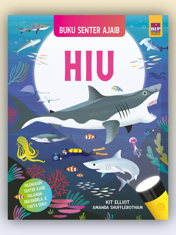 Sampul Buku Senter Ajaib: Hiu