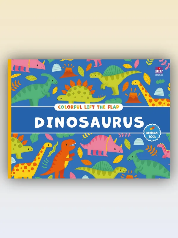 Sampul Colorful Lift the Flap: Dinosaurus