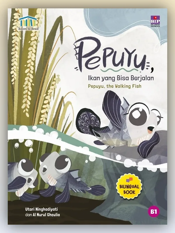 Sampul Pepuyu, Ikan yang Bisa Terbang (Pepuyu the Walking Fish) Room to Read
