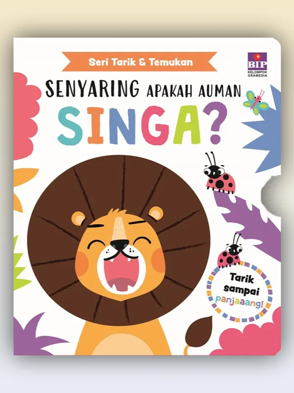 Sampul Seri Tarik dan Temukan: Senyaring Apakah Auman Singa?