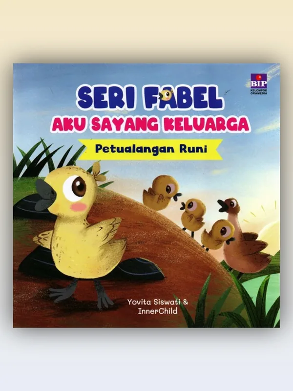Sampul Seri Fabel Aku Sayang Keluarga: Petualangan Runi
