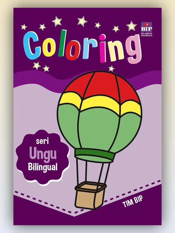 Sampul Coloring Ungu (Bilingual)