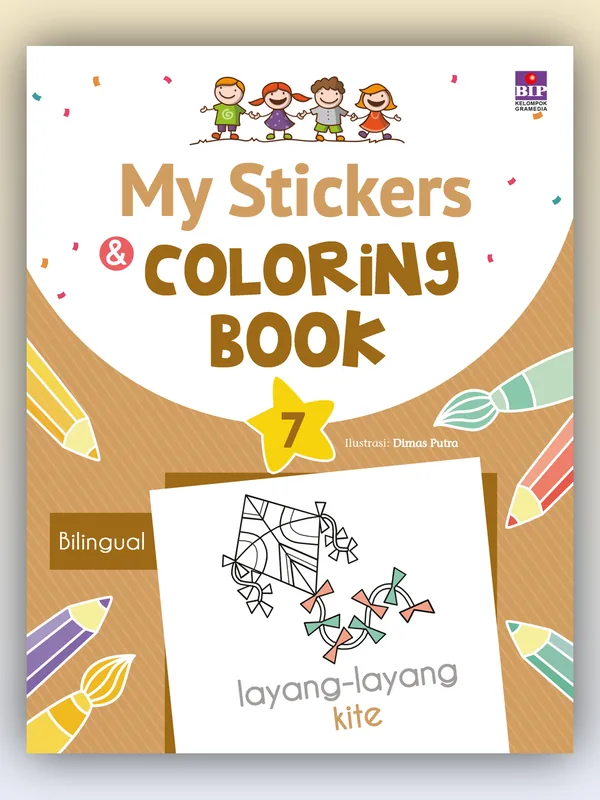 Sampul My Stickers and Coloring Book 7