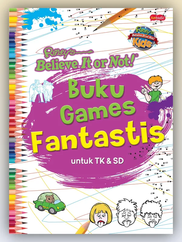 Sampul Ripley’s Believe It or Not! Kids – Buku Games Fantastis