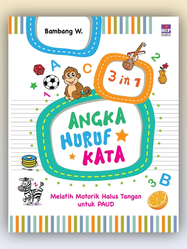 Sampul 3 in 1 Kata Huruf Angka