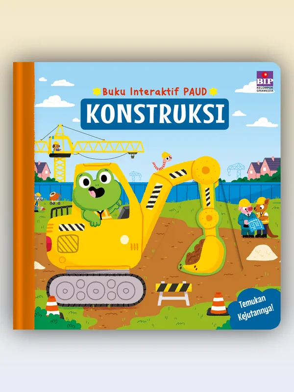 Sampul Buku Interaktif PAUD: Konstruksi