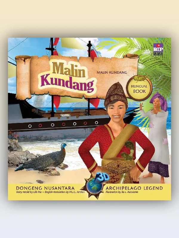 Sampul Dongeng 3D Nusantara: Malin Kundang